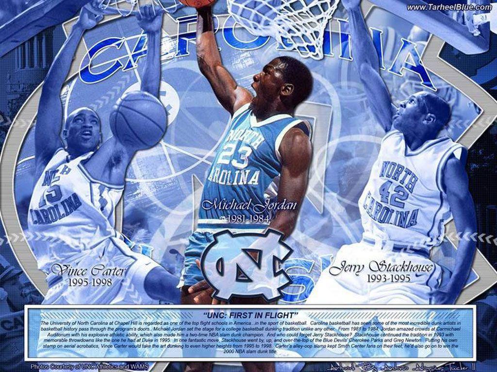 1024x768 North Carolina Tar Heels Men's