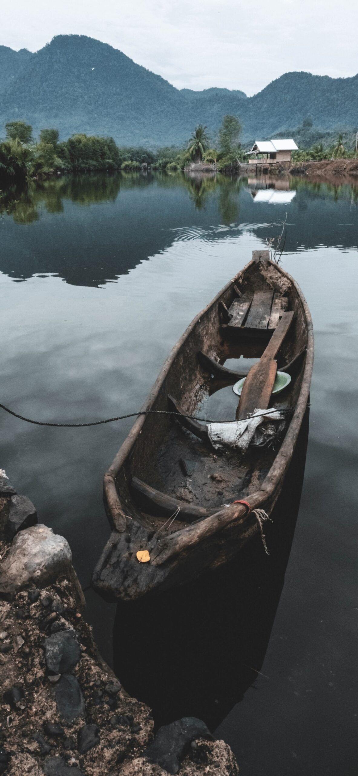 1183x2560 Boat Wallpaper art: Free HD Download
