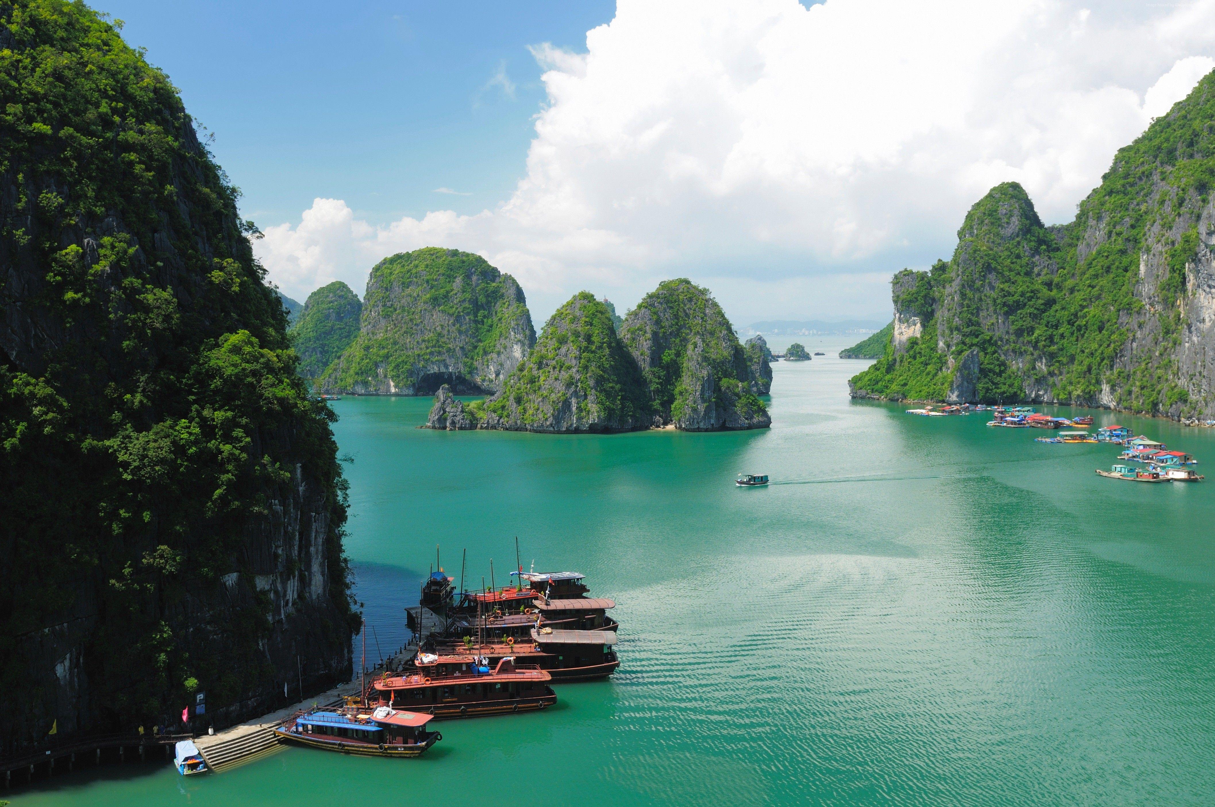 4229x2809 Wallpaper Ha Long Bay, 5k, 4k wallpaper, 8k, Halong Bay, Vietnam