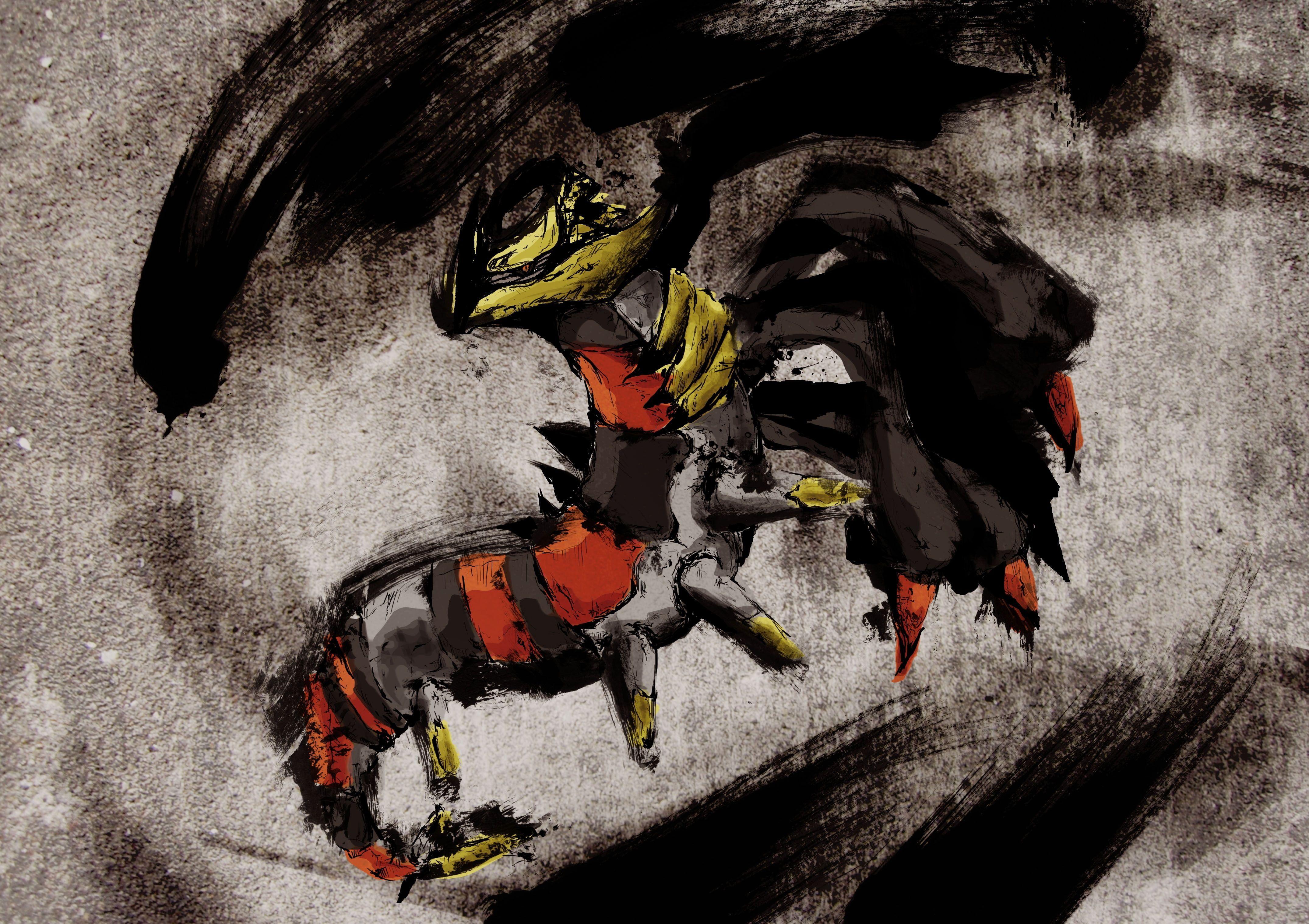 4299x3035 Pokemon Sumie Giratina Anime Pokemon HD Art #pokemon #giratina #sumi E K # Wallpaper #hdwallpaper #d. Pokemon Background, Pokemon, Anime Background Wallpaper