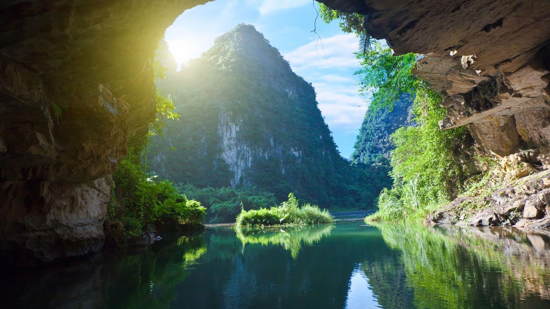 1920x1080 Vietnam Tag wallpaper: Pongour Falls Vietnam Asia Waterfalls Free