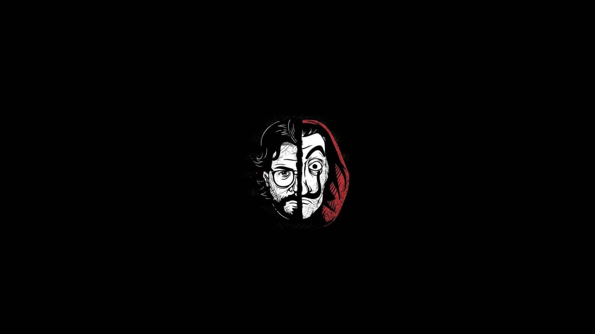 1920x1080 The Money Heist The Professor #black #dark P #wallpaper #hdwallpaper # desktop. Laptop wallpaper desktop wallpaper, Black wallpaper, Desktop wallpaper black