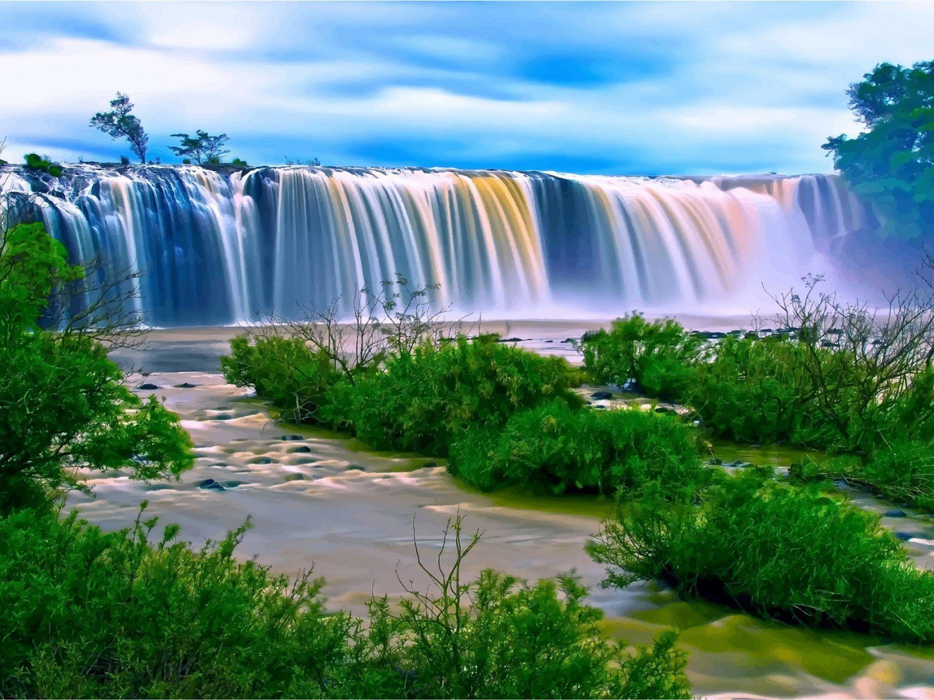 1920x1440 Dry Nur Beautiful Waterfall In Vietnam HD Wallpaper Download