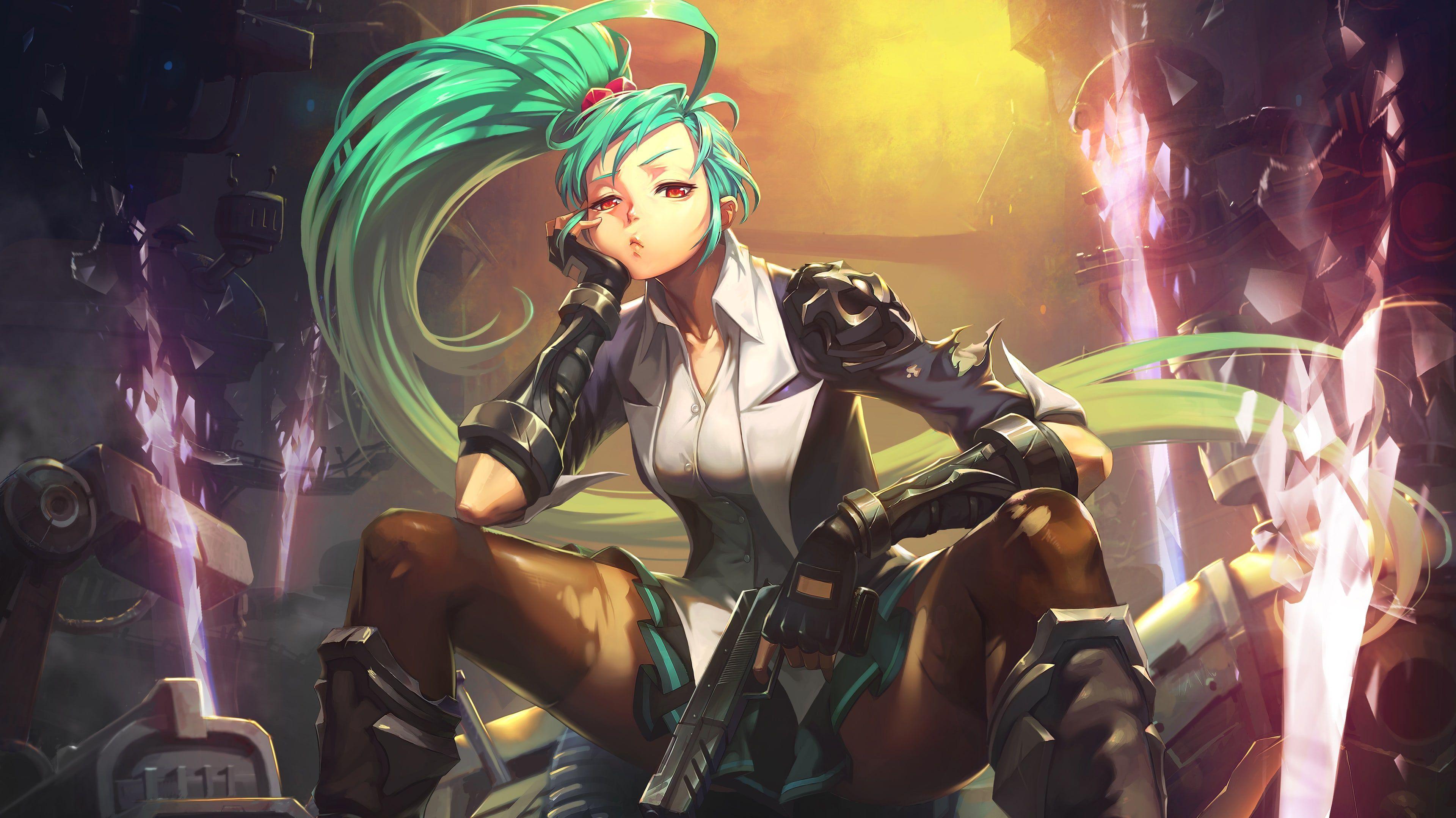 3840x2160 Anime Boy Gamer Wallpaper