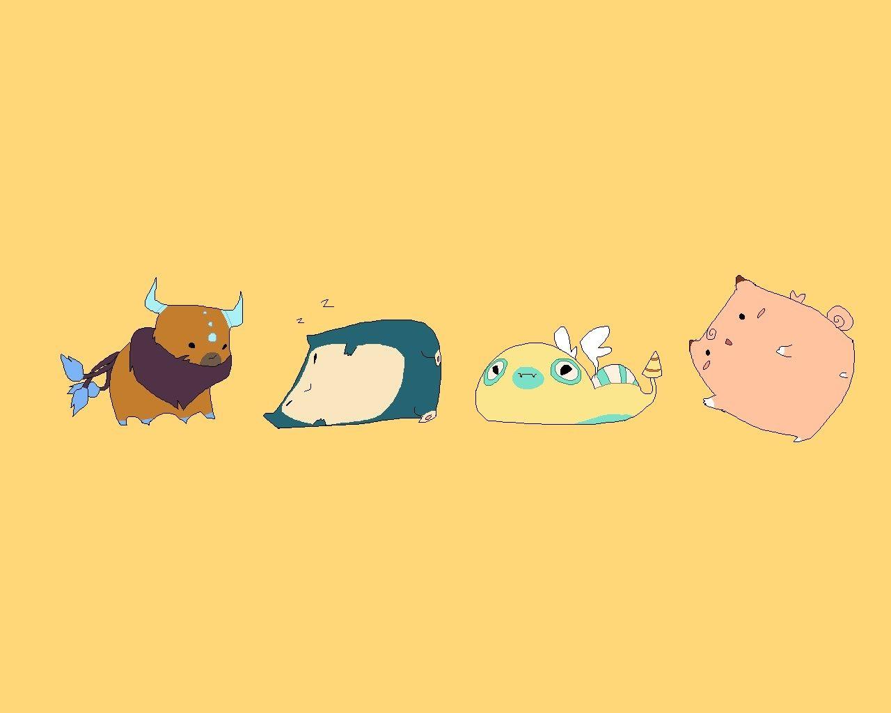 1280x1024 Cute Snorlax Wallpaper Desktop