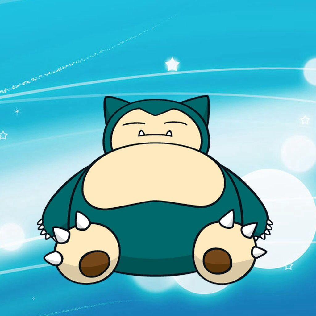 1024x1024 Snorlax: The evolved form of Munchlaxémon wallpaper