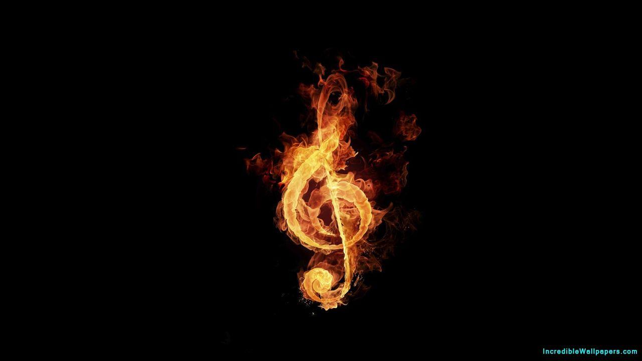 1280x720 Fire On Music Symbol, Fire On Music Pattern, Fire On Music, Burning Music Symbol, Fire, Burning, Music Symbol, Music Icon, Music, Symbol, Icon, Pattern, 3D Abstract, 3D, Abstract, Graphics, Design, Digital, Art