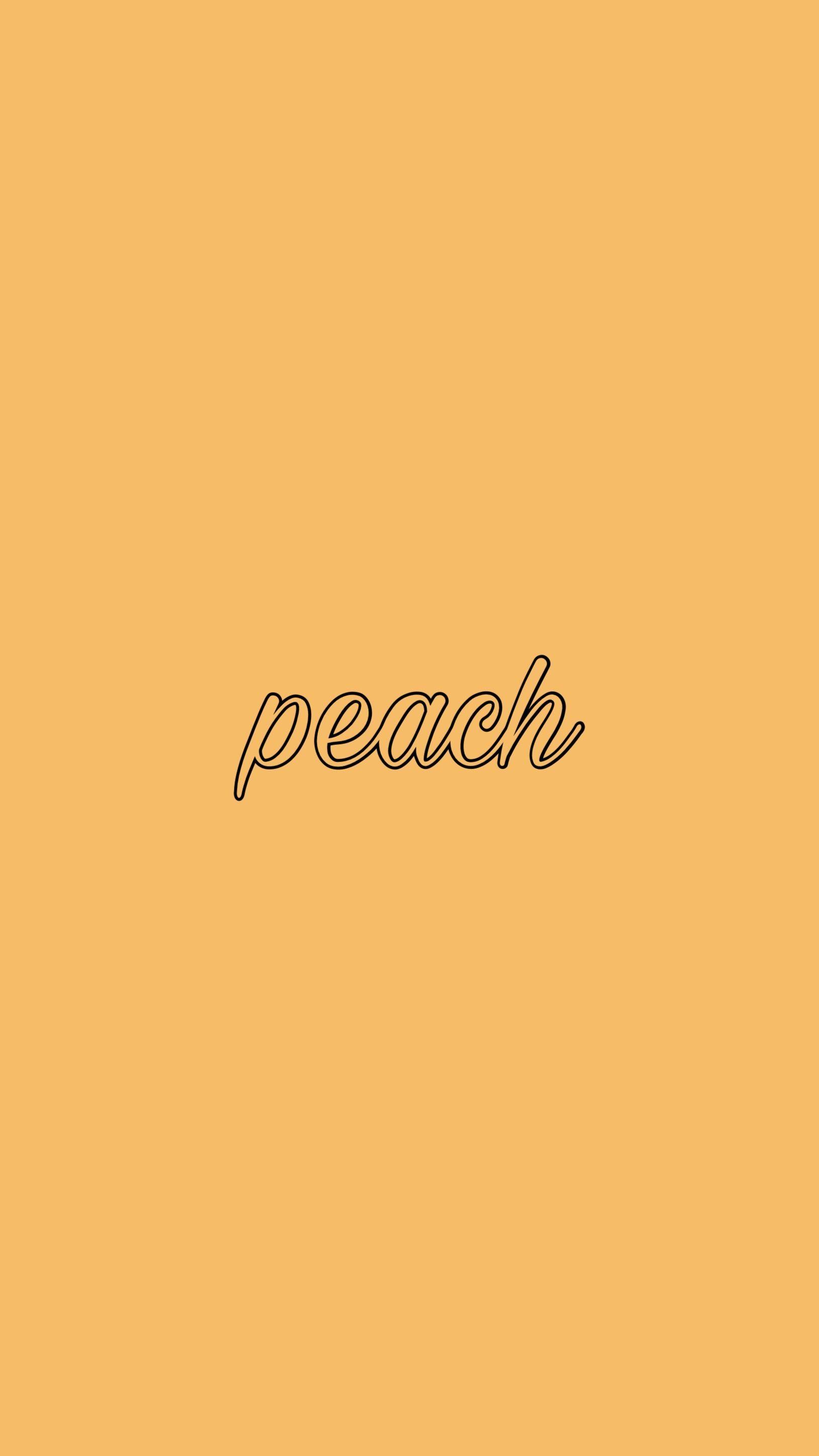 Peach Aesthetic Wallpapers on WallpaperDog