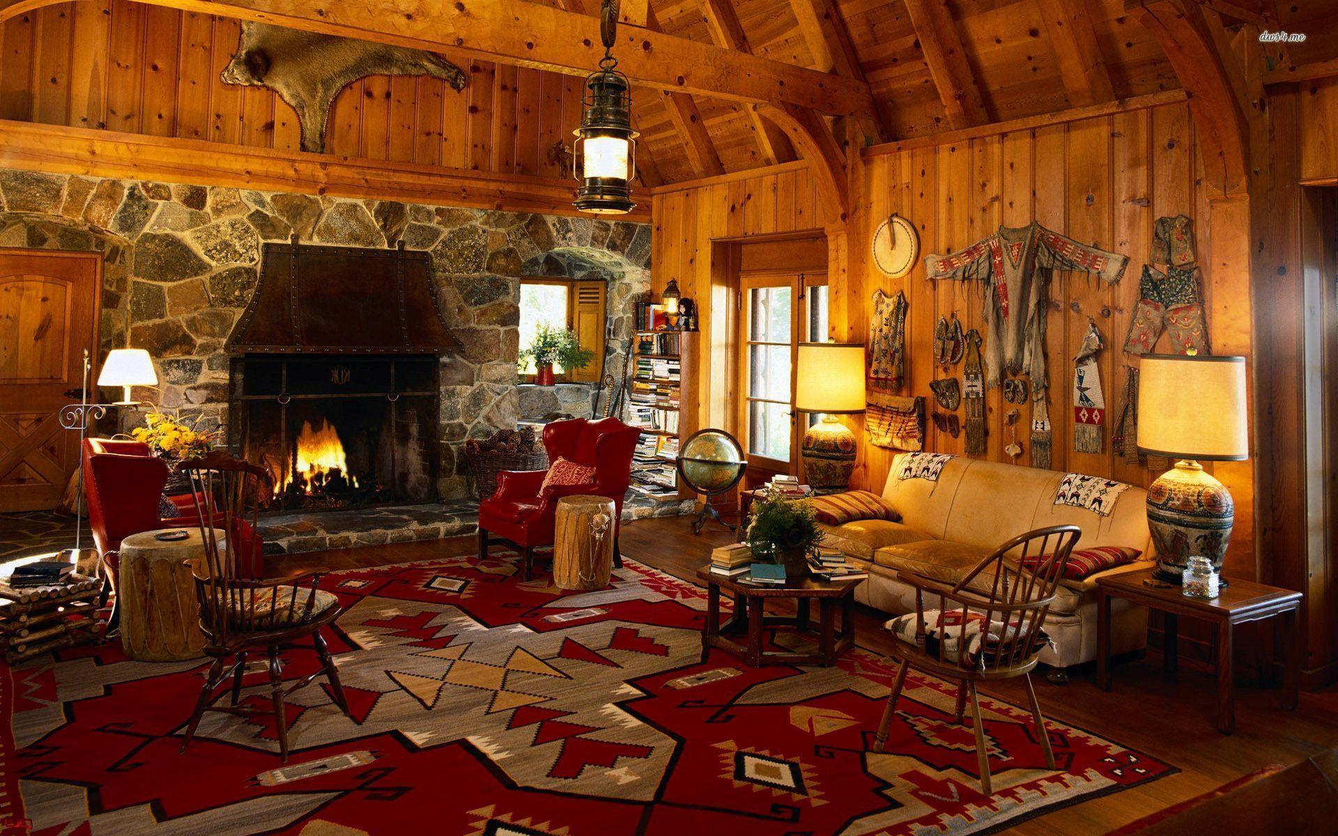 1920x1200 Christmas Cabin