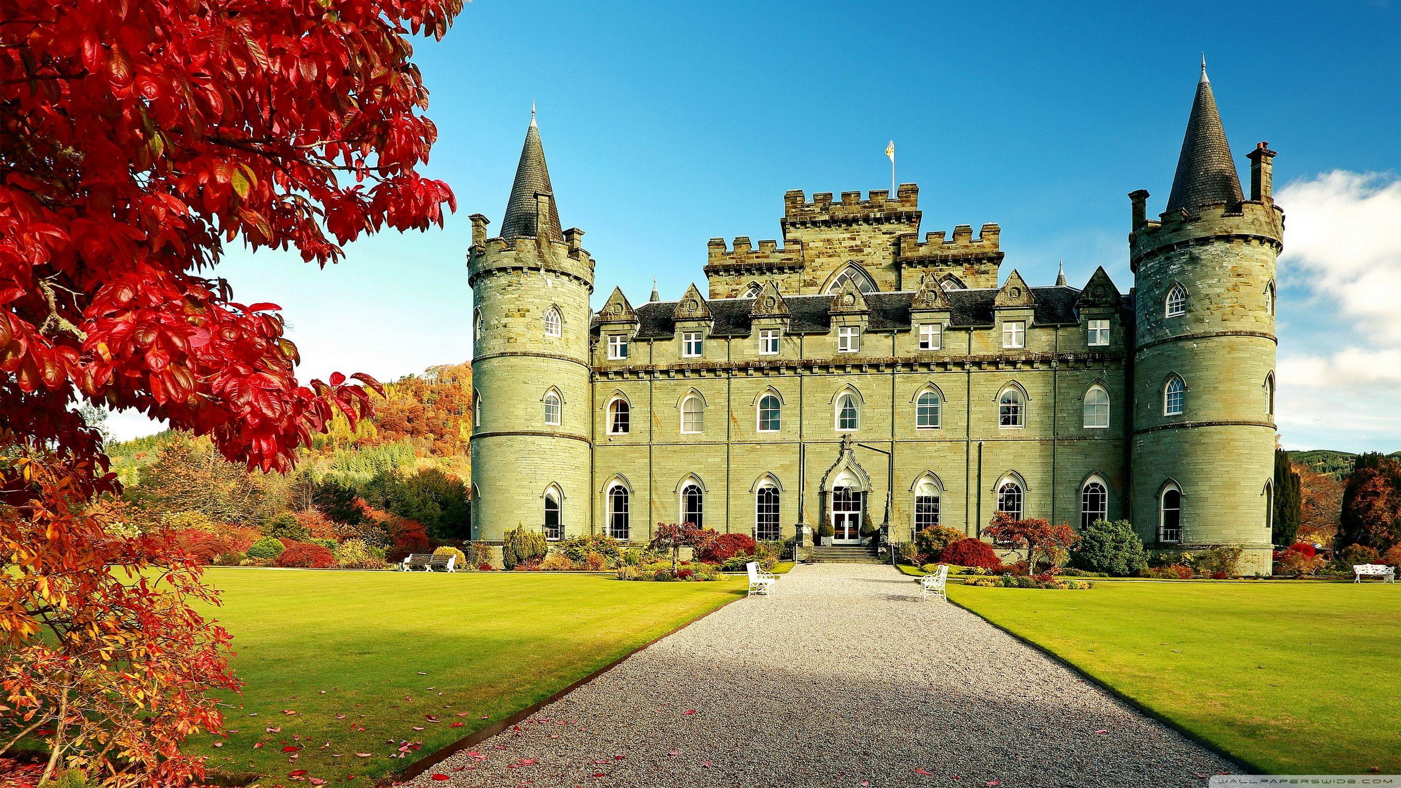 2880x1620 Inveraray Castle, United Kingdom Ultra HD Desktop Background Wallpaper for 4K UHD TV : Multi Display, Dual Monitor : Tablet