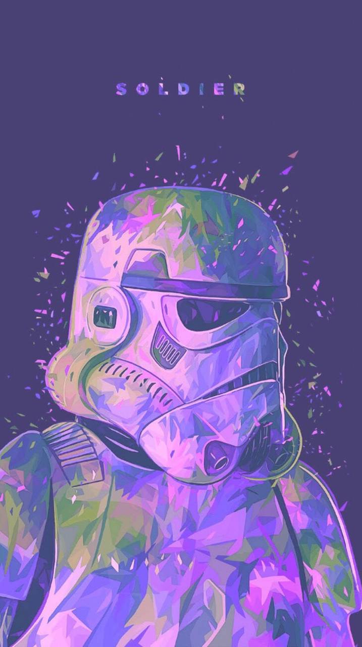 Star Wars Stormtrooper Helmet Purple Wallpapers HD W-Clan | atelier ...