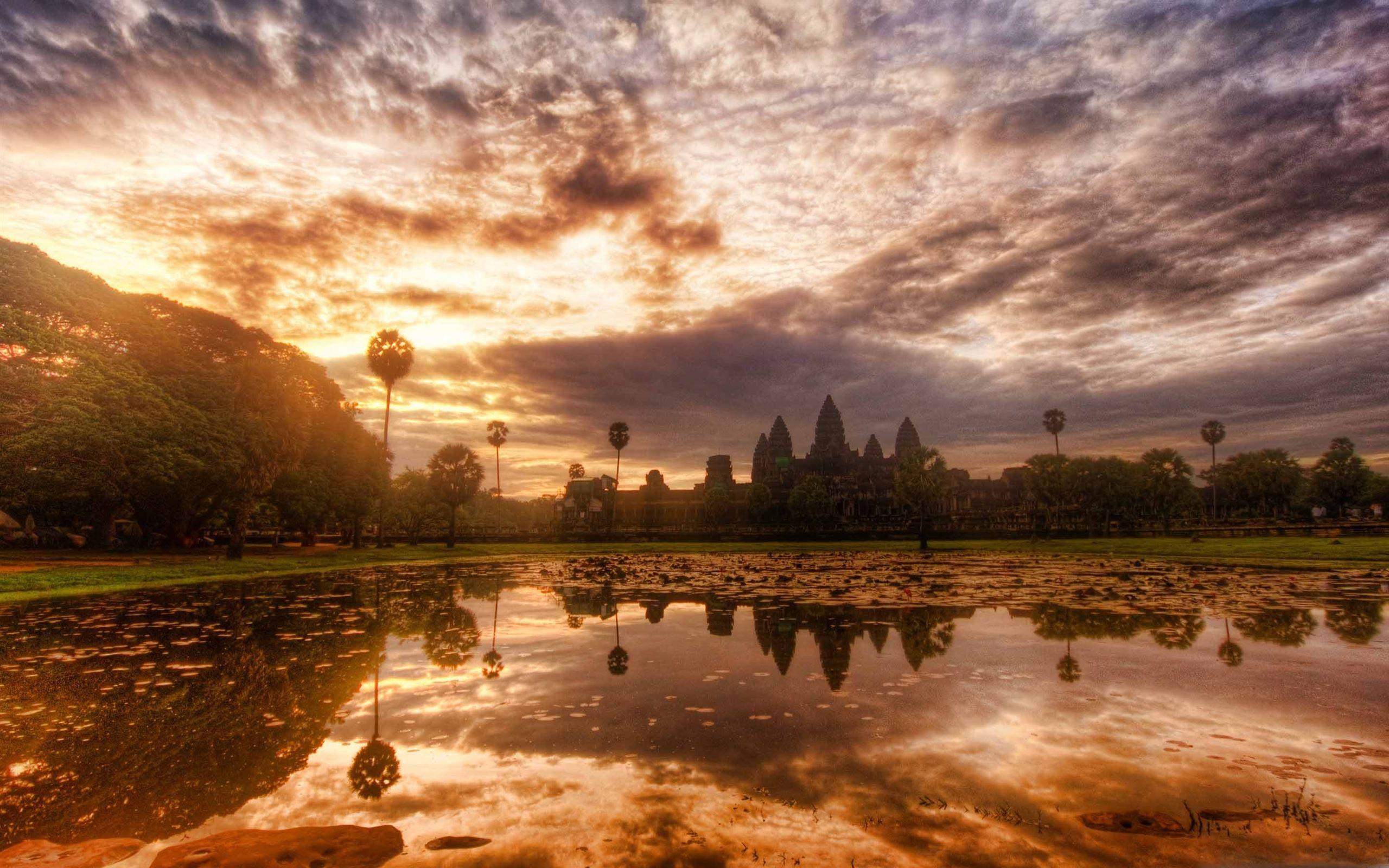 2560x1600 Angkor Wat Cambodia MacBook Air Wallpaper Download