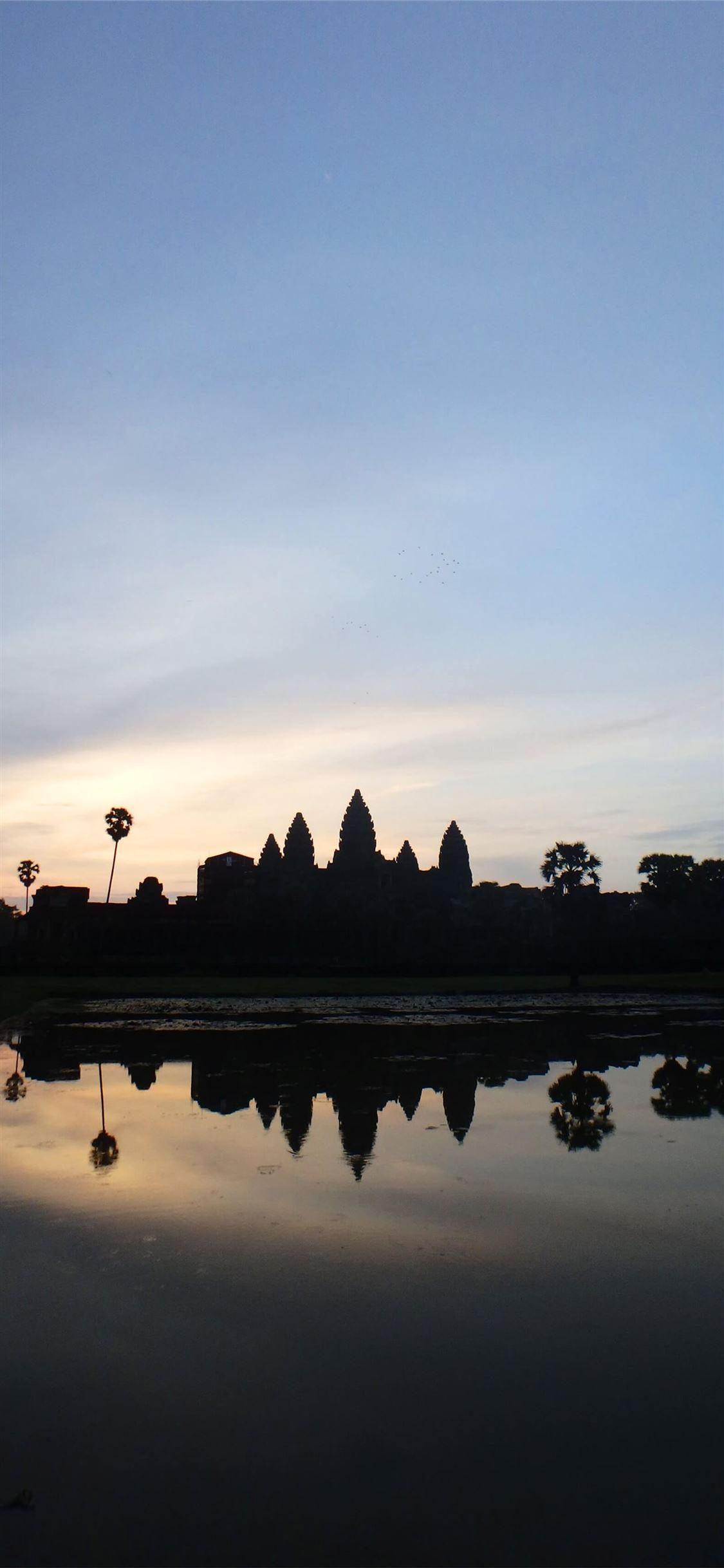 1125x2436 Sunrise at Angkor Wat Angkor Wat Cambodia Travel B. iPhone X Wallpaper Free Download