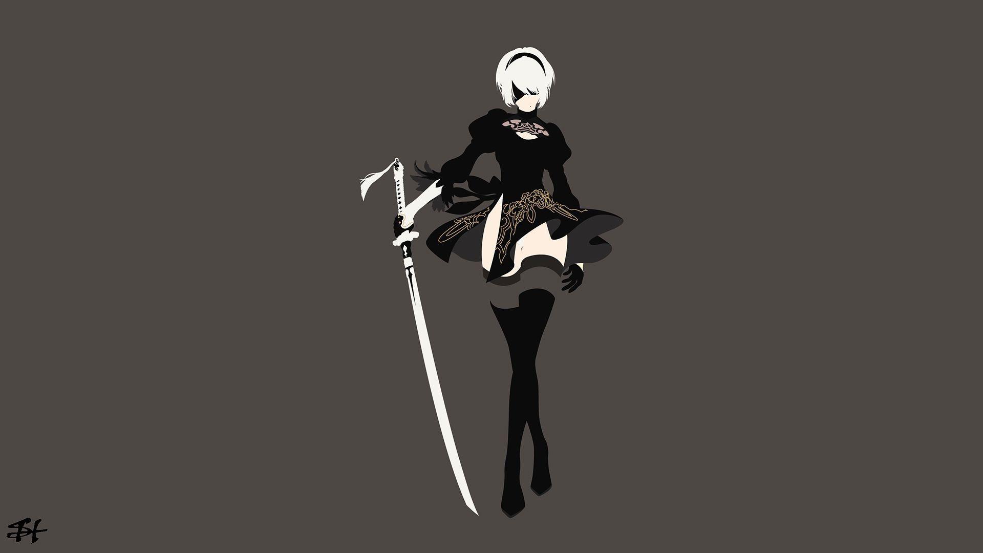 1920x1080 Minimalist Video Game Wallpaper