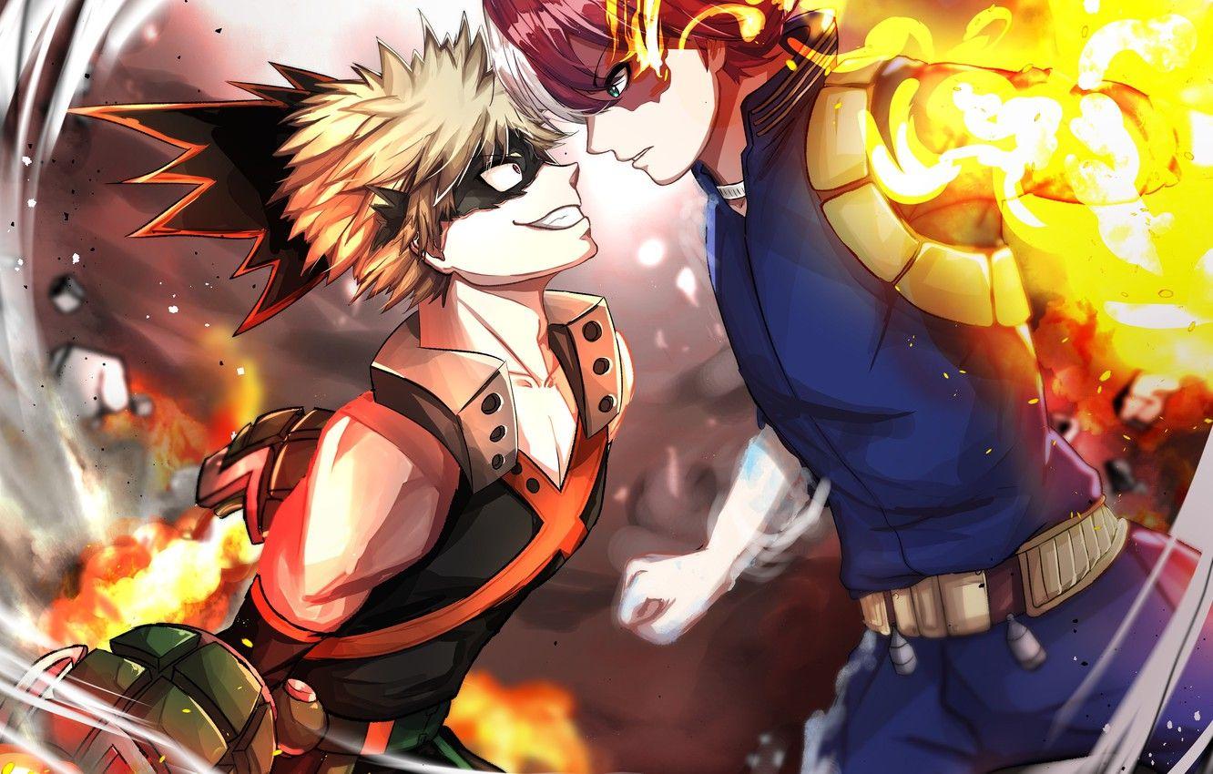 1332x850 Todoroki Shoto Wallpaper
