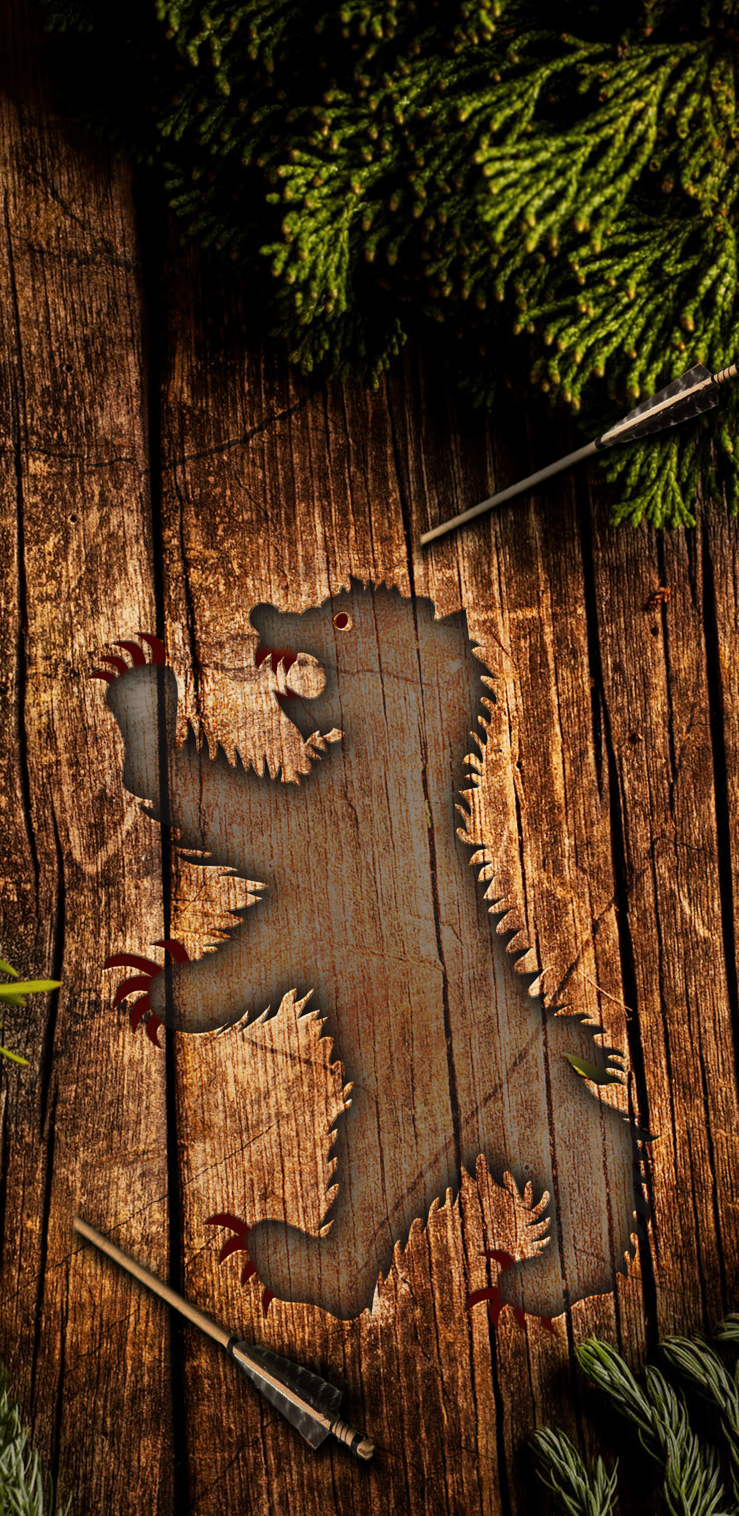1440x2951 NO SPOILERS House Mormont, Here we Stand. The latest installment of my GoT wallpaper