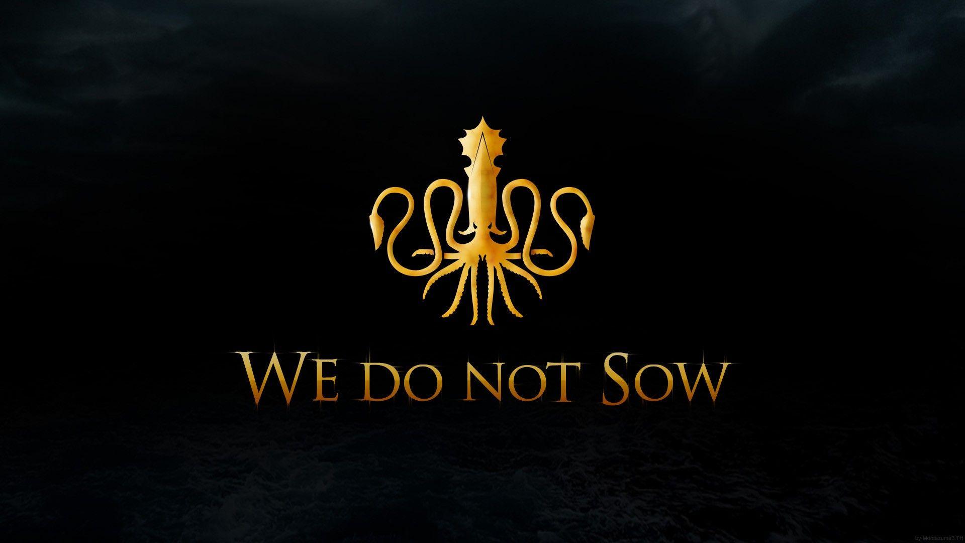 1920x1080 Game Of Thrones, Sigils, House Greyjoy Wallpaper HD / Desktop and Mobile Background