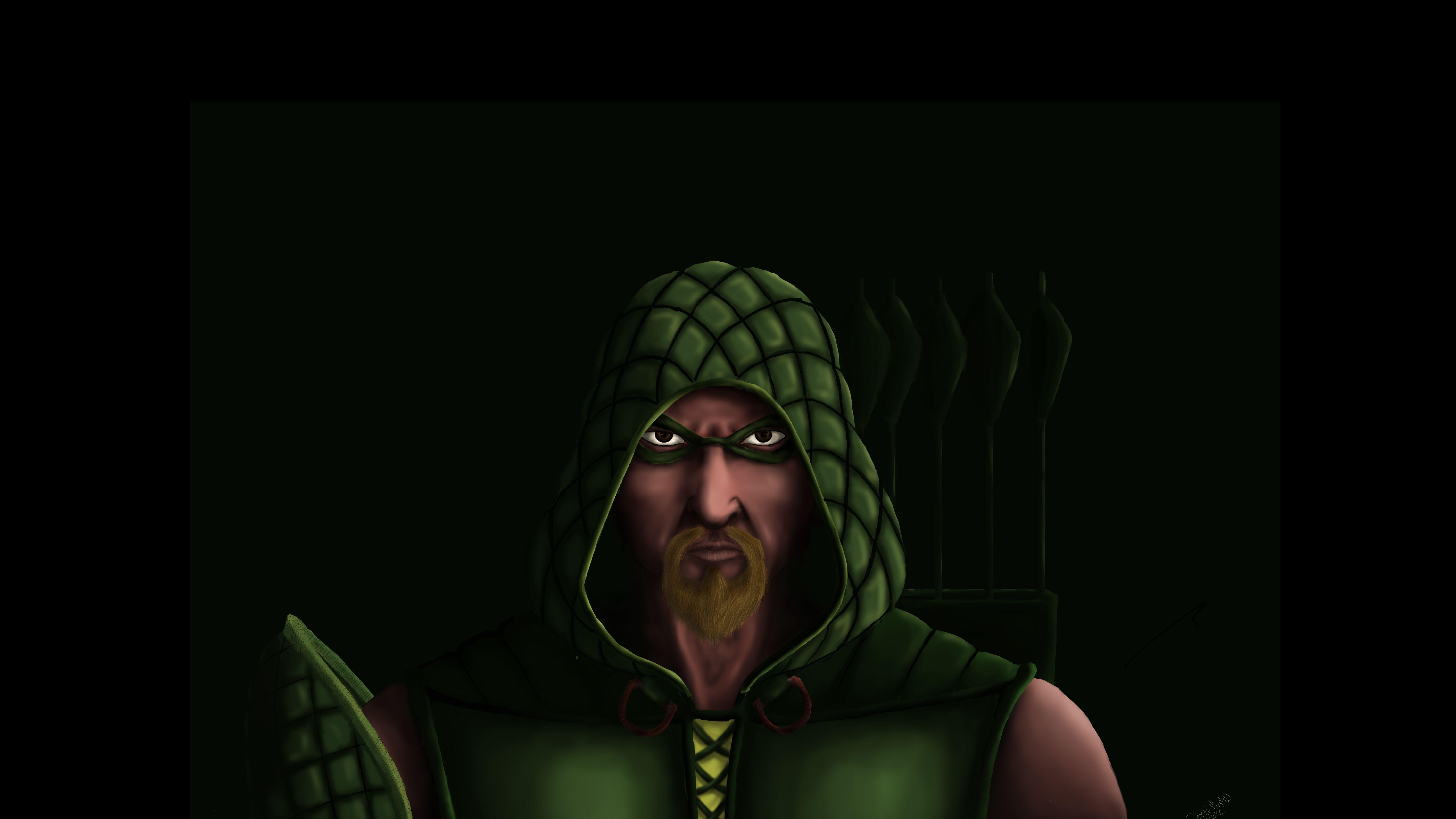 6000x3375 Green Arrow 5k Retina Ultra HD Wallpaper