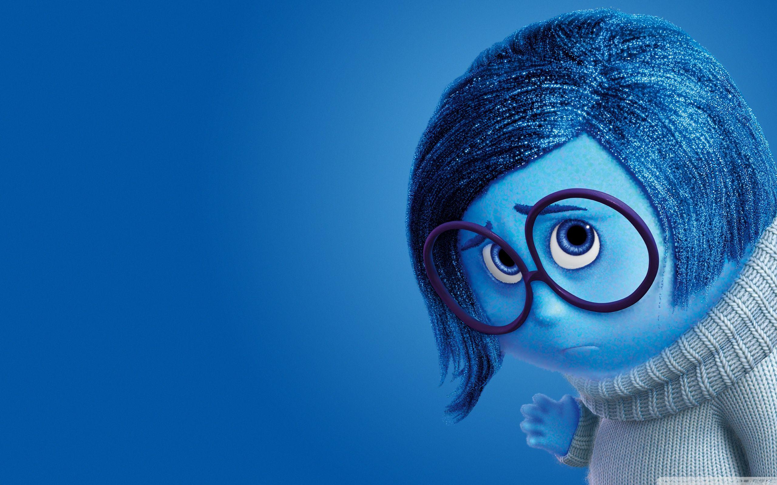 2560x1600 Free download Inside Out Sadness Disney Pixar 4K HD Desktop Wallpaper for [2560x1600] for your Desktop, Mobile & Tablet. Explore Inside Wallpaper. Inside Wallpaper, Inside Wallpaper, Wallpapering Inside Corners