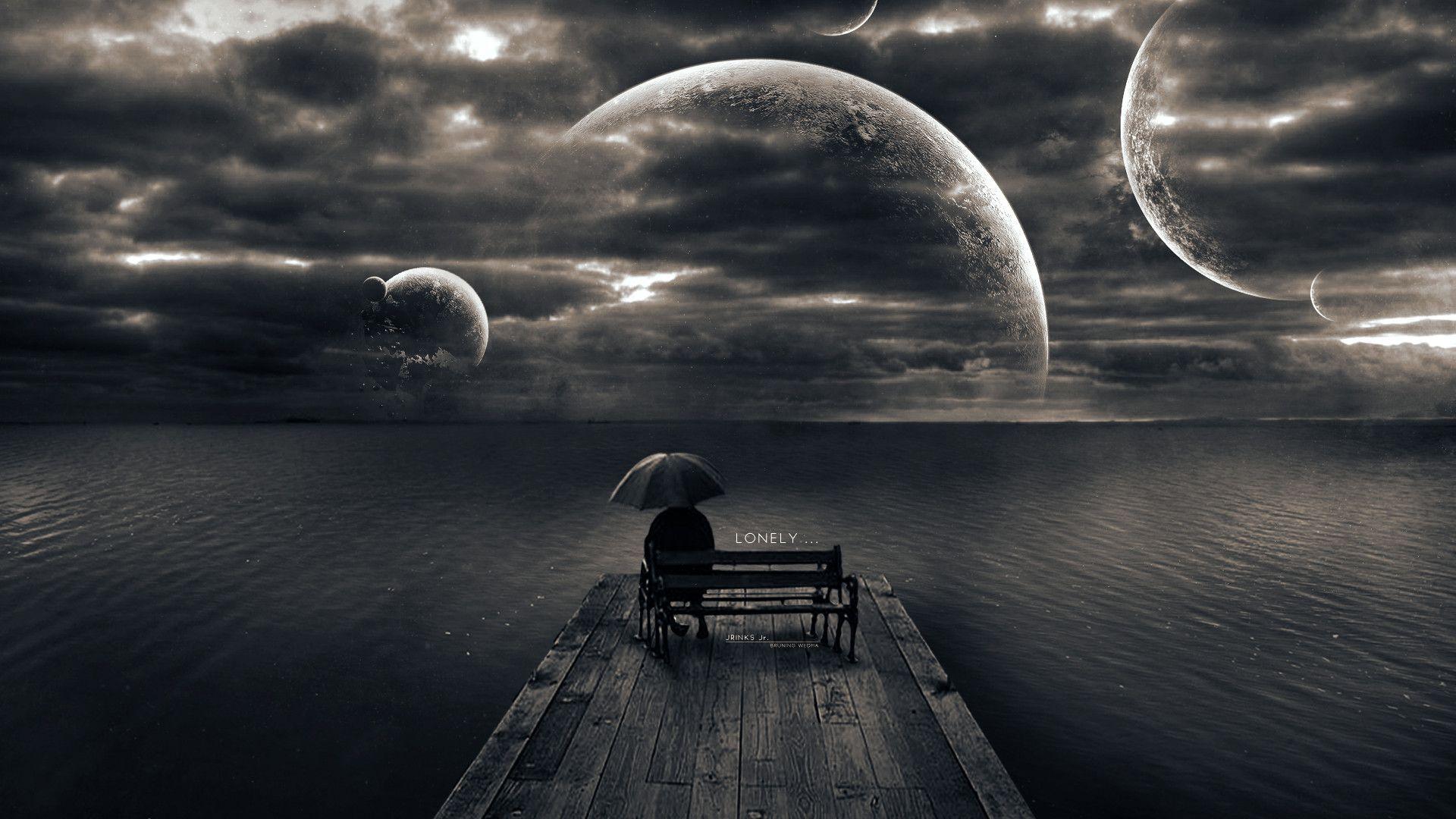 1920x1080 Lonely Background
