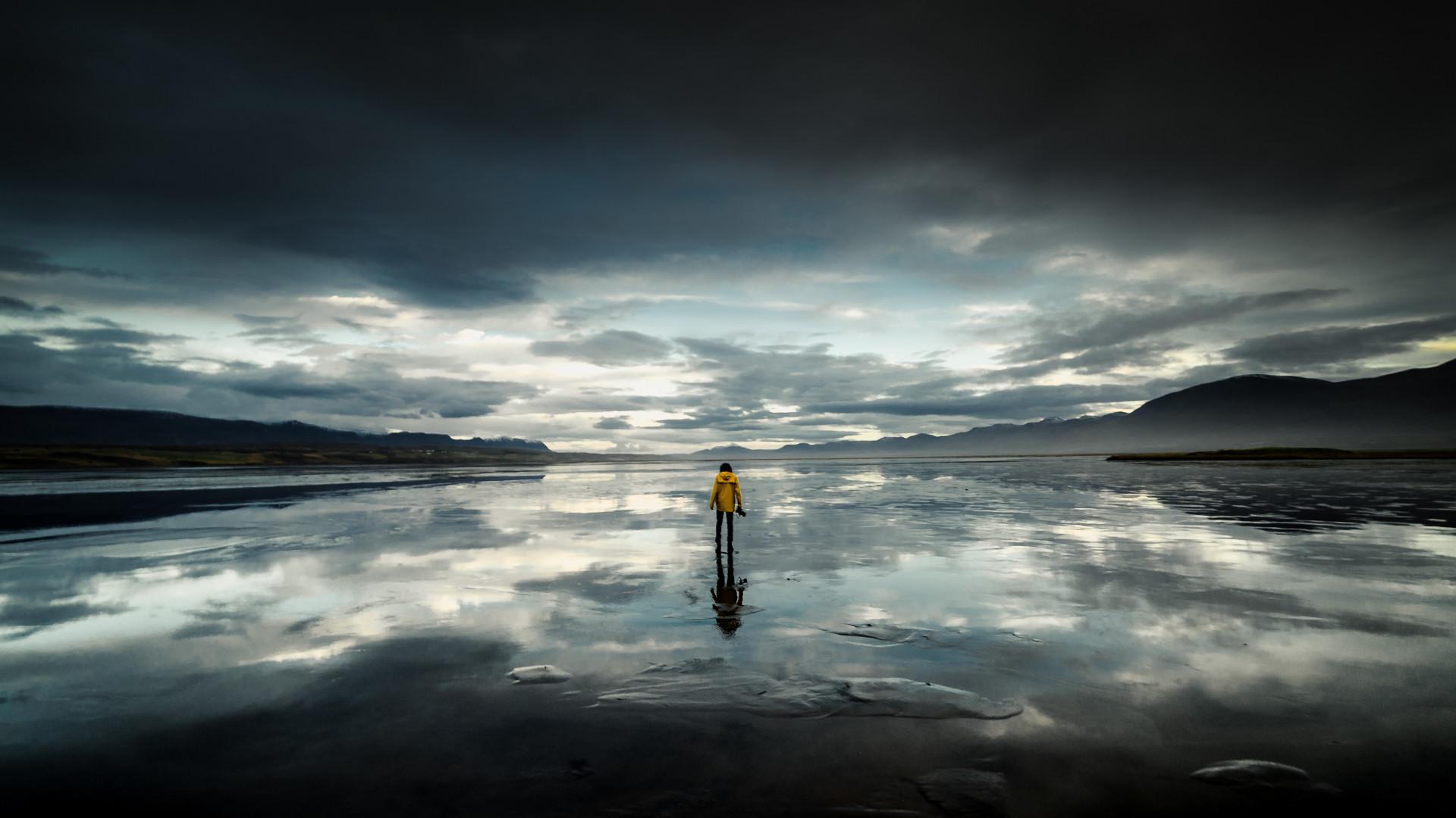 1920x1080 Alone In The Beach 1080P Laptop Full HD Wallpaper, HD Nature 4K Wallpaper, Image, Photo and Background