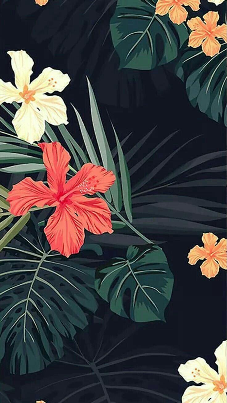 736x1308 Girly iPhone wallpaper. iPhone lock screen wallpaper. floral wallpaper. Wallpaper iphone summer, Flowery wallpaper, Floral wallpaper