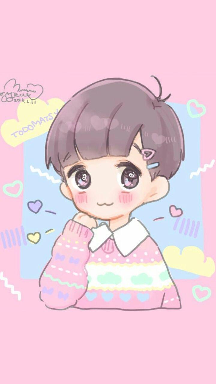 720x1280 anime, art, baby, background, beautiful, beauty, boy, cartoon, cute baby, drawing, fashion, illustration, kawaii, pastel, sugar, sweets, wallpaper, we heart it, pink background, pastel pink, beautiful art, pastel color, anime art, pastel