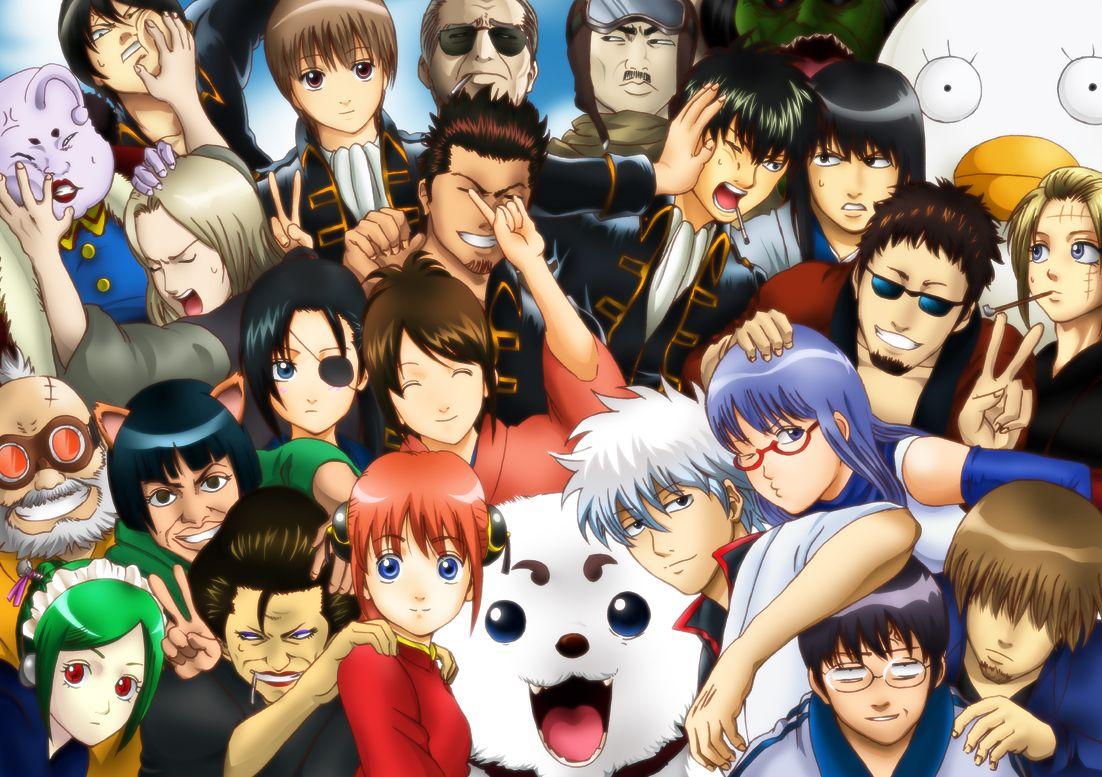 1102x777 Gintama Characters Wallpaper & Background Download