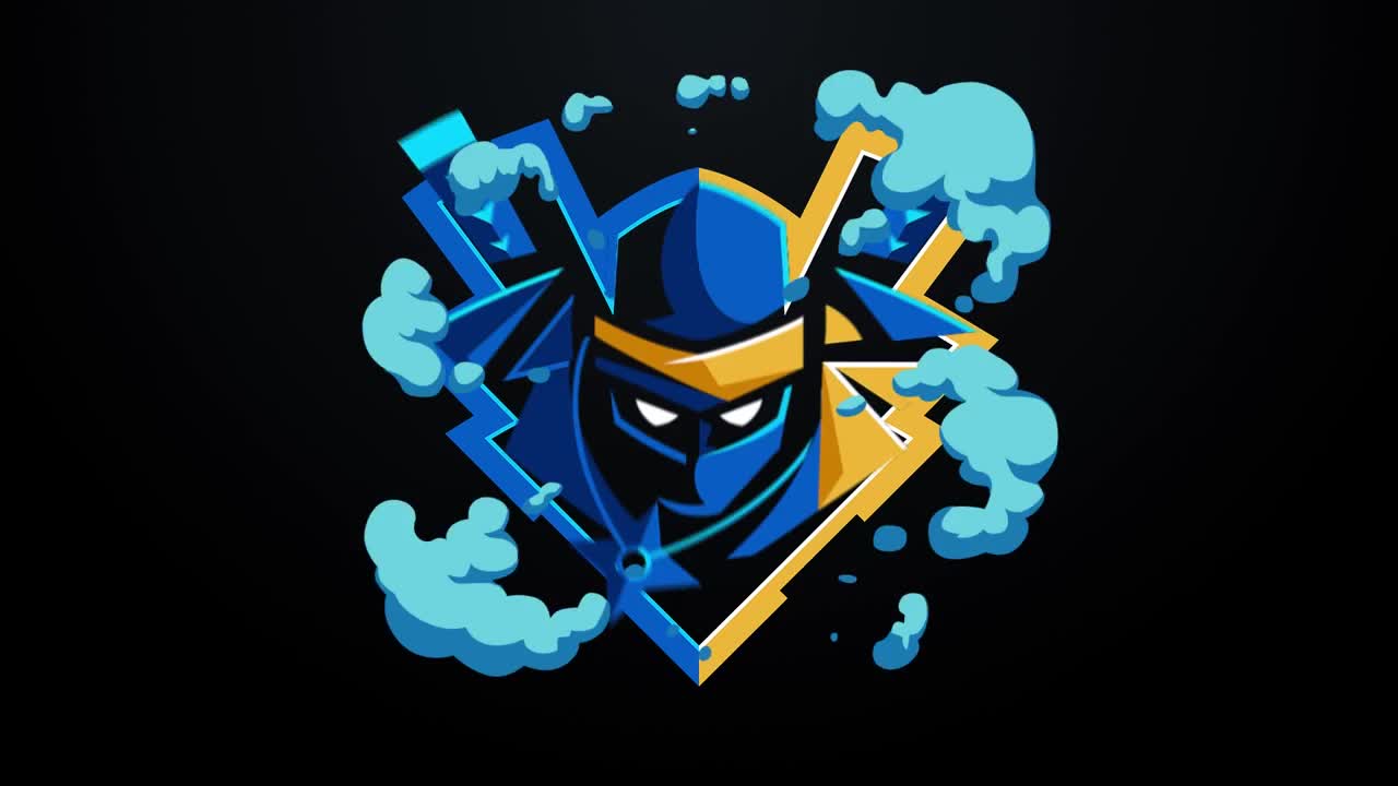 1280x720 Ninja Logo Wallpaper