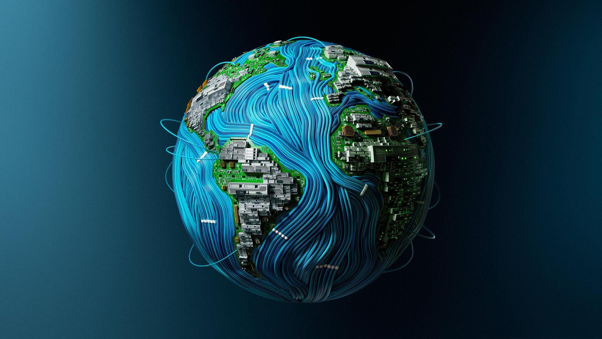 1920x1080 High Tec Earth Laptop Full HD 1080P HD 4k Wallpaper, Image, Background, Photo and Picture