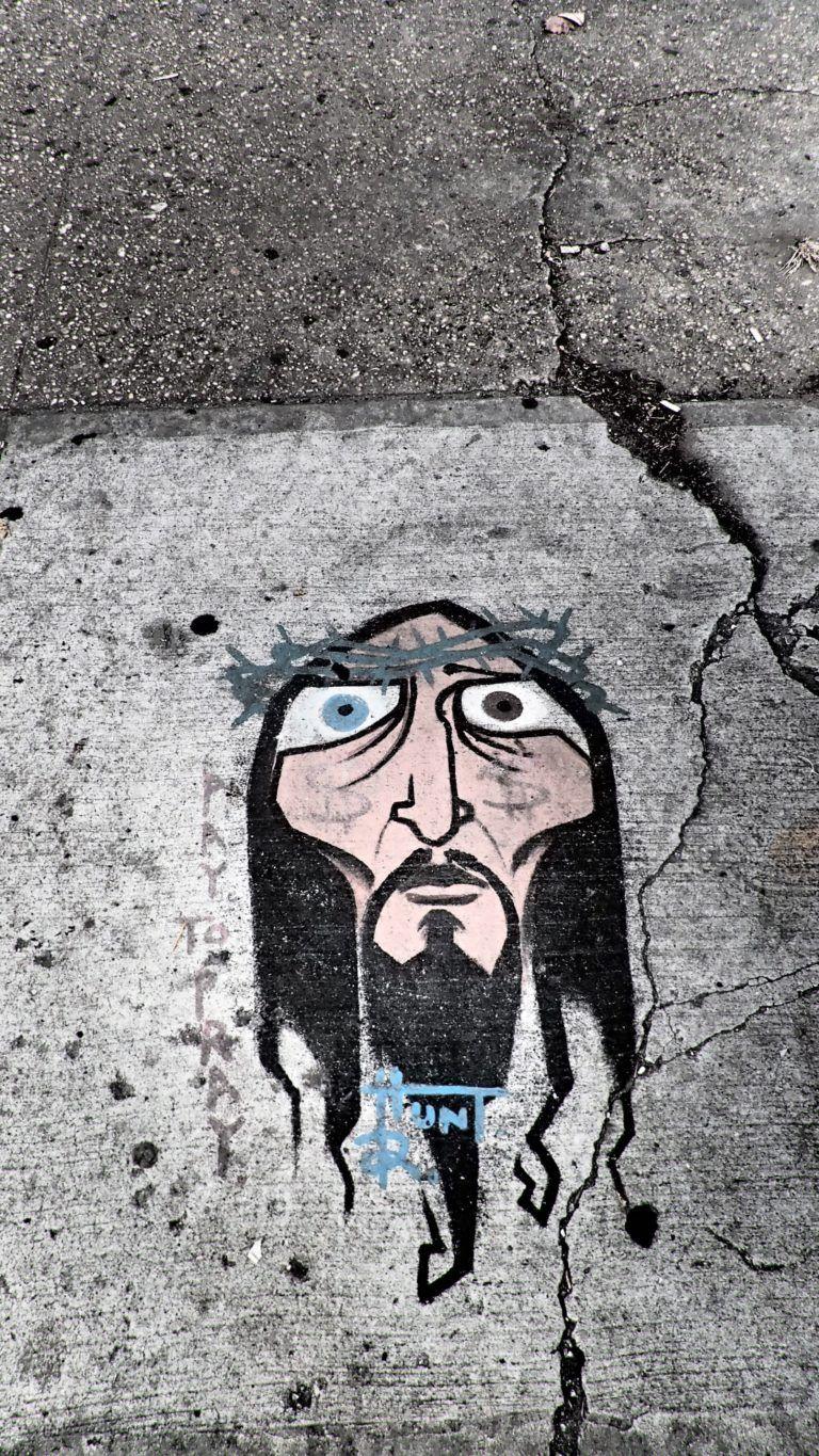 768x1365 Street Art Wallpaper