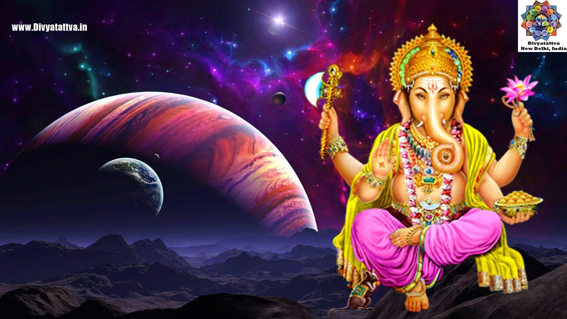 1920x1080 Divyatattva Astrology Free Horoscopes Psychic Tarot Yoga Tantra Occult Image Videos : Ganapati HD Wallpaper Free Download Indian Gods Background For Lord Ganesha Festival