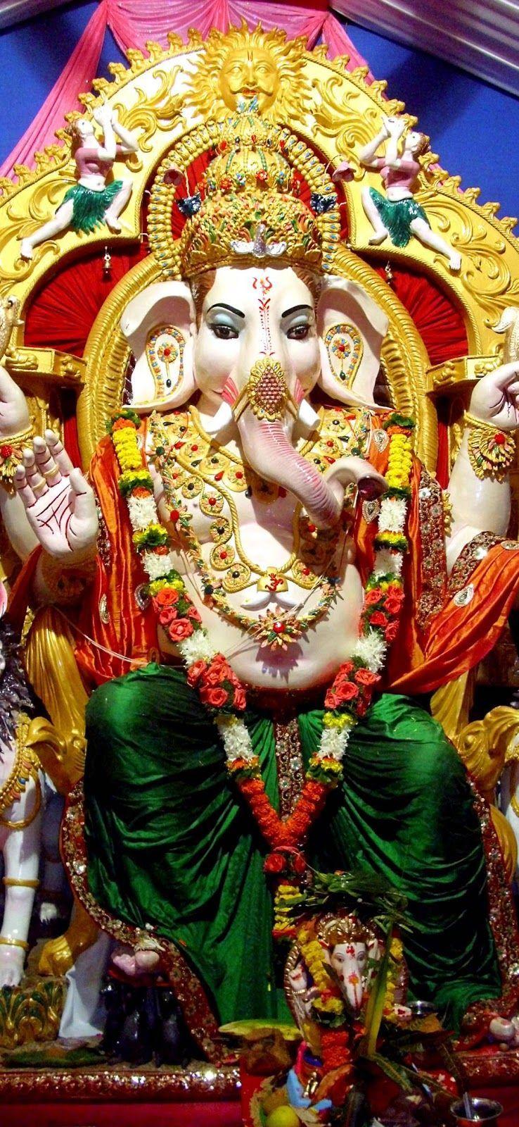 738x1600 Lord ganesha ultra HD wallpaper for mobile and PC background. God ganesha full HD wallpaper.. Lord ganesha, Ganesh chaturthi image, HD wallpaper for mobile