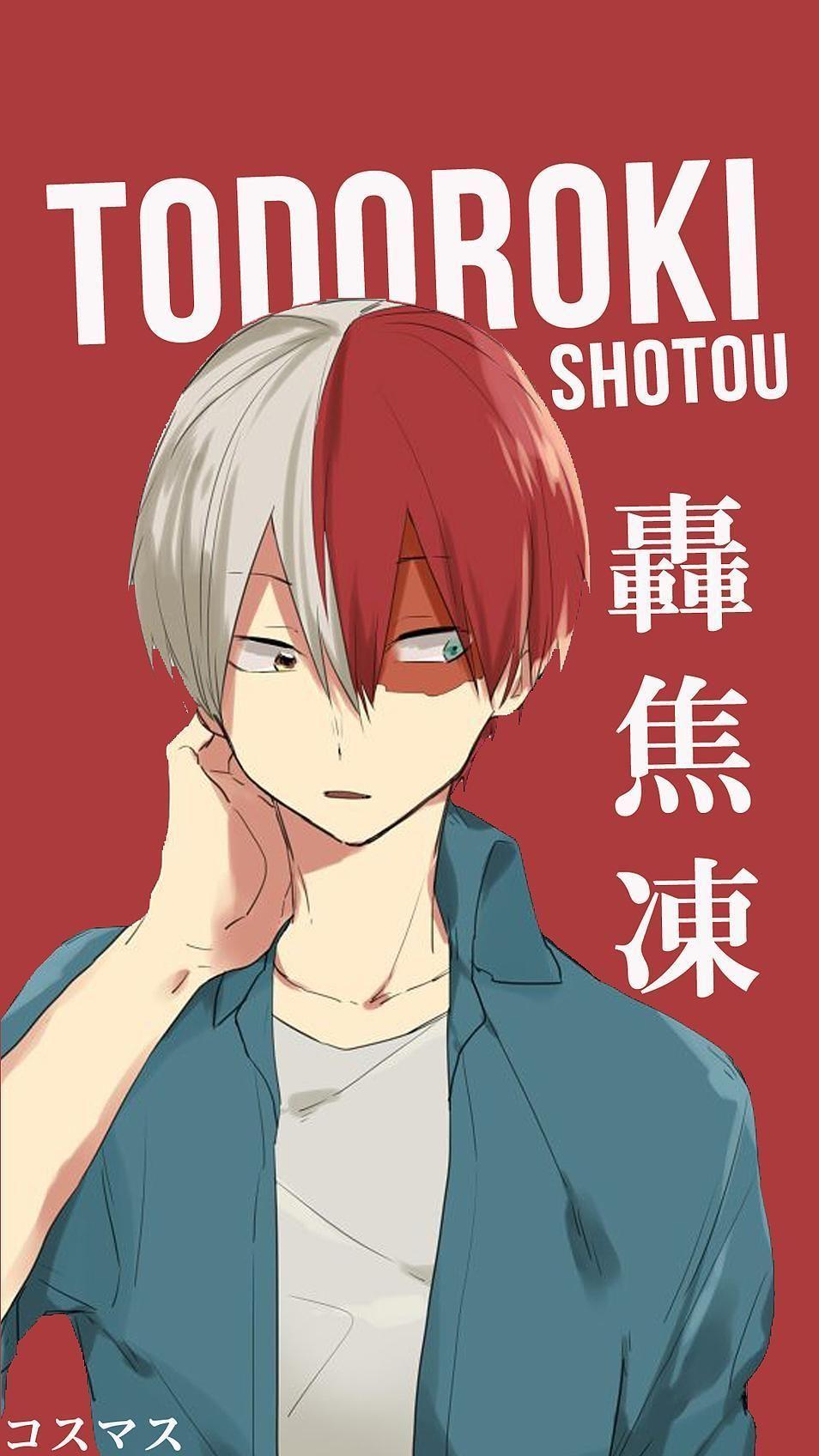 954x1696 Todoroki iPhone Wallpaper
