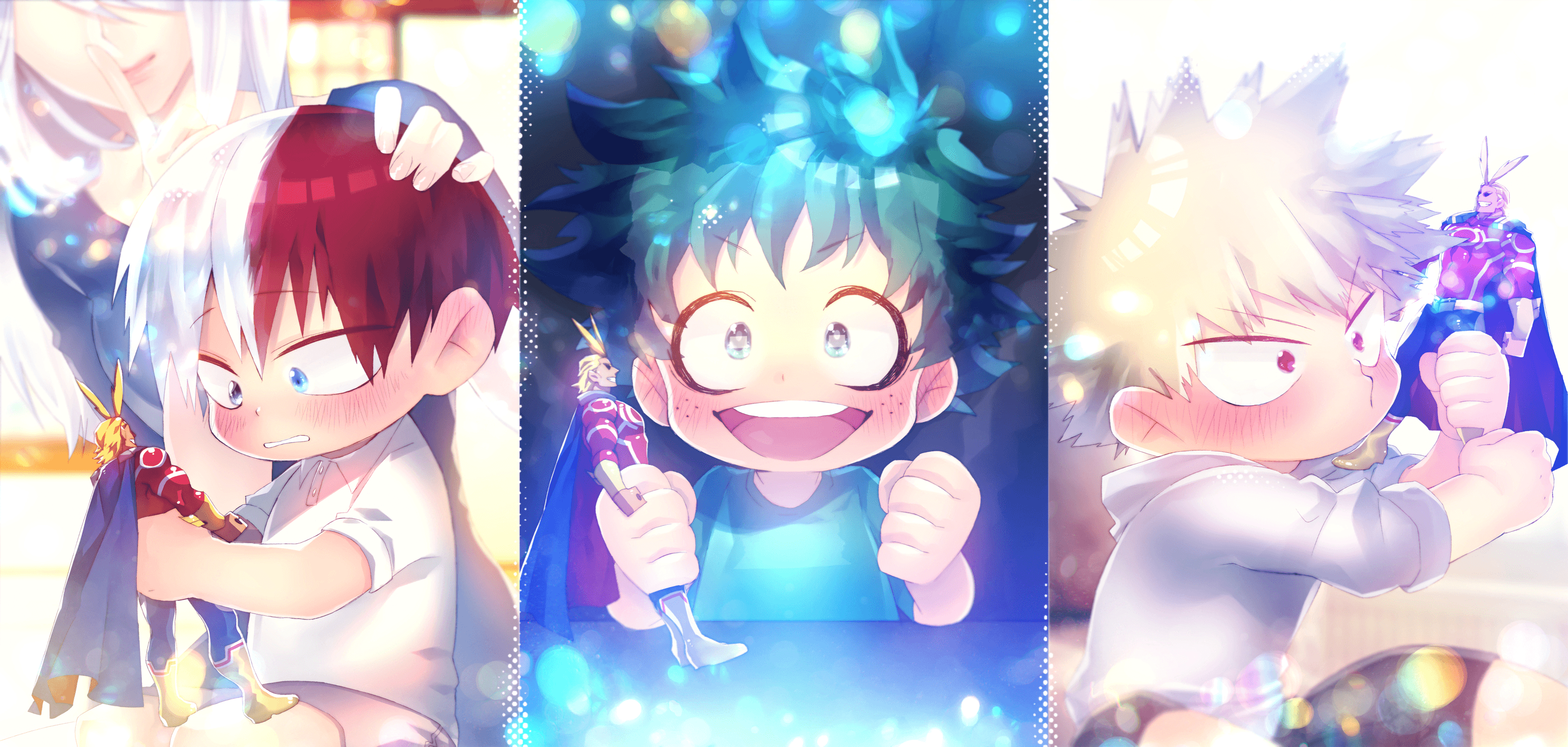 3186x1518 Shoto Todoroki Desktop Wallpaper .