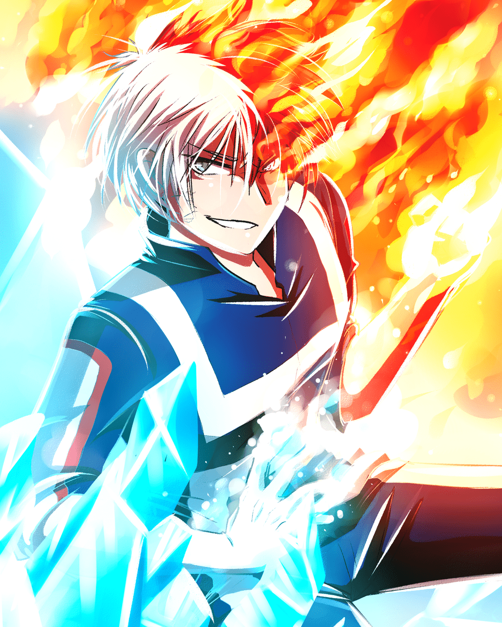1024x1280 Shoto Todoroki Wallpaper 2020