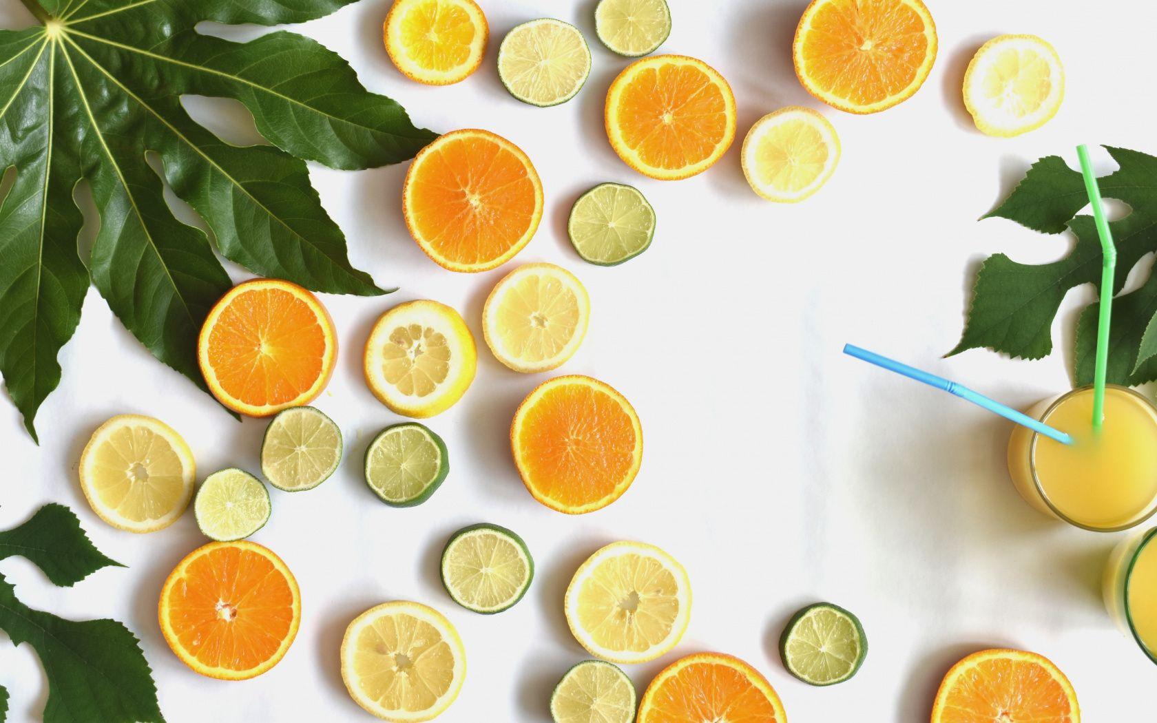 1680x1050 Fruits, Slices, Lemon And Oranges, Wallpaper Slice Wallpaper iPhone Wallpaper & Background Download