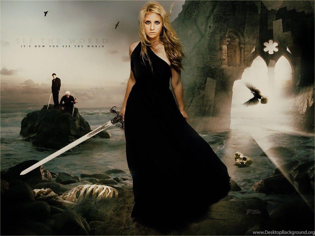1024x768 Wallpaper Girl Vampire Buffy The Slayer X I Was Made To Love You. Desktop Background