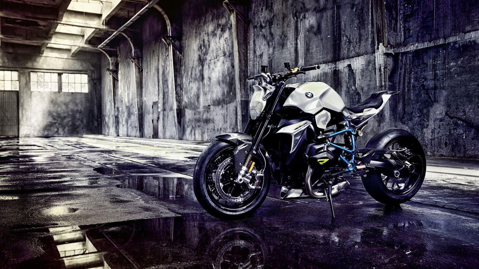 1600x900 BMW Concept Motorcycle Wallpaper