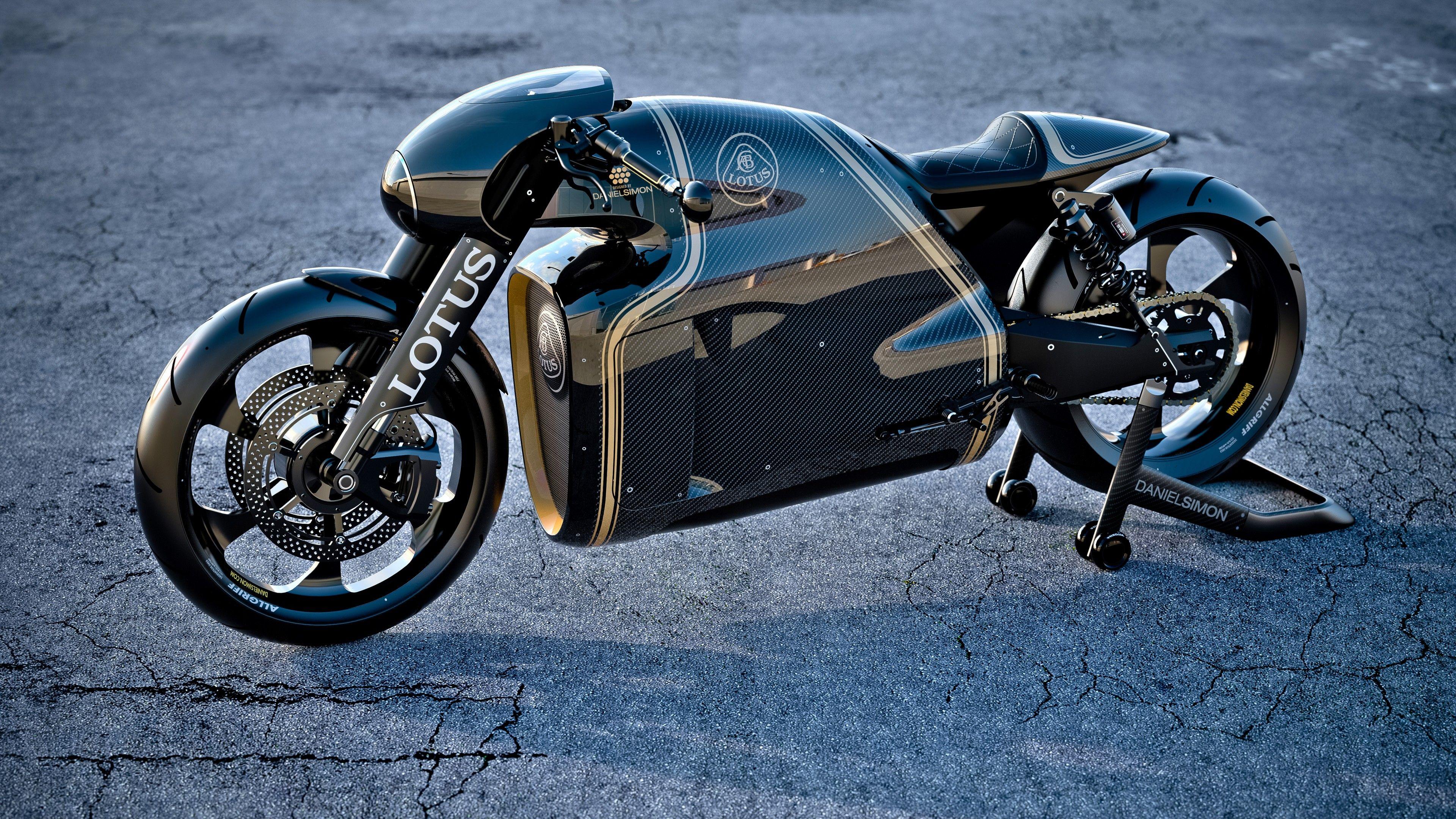 3840x2160 Wallpaper Lotus C- concept, motorcycle, Kodewa, superbike, cruiser, test drive, speed, Cars & Bikes