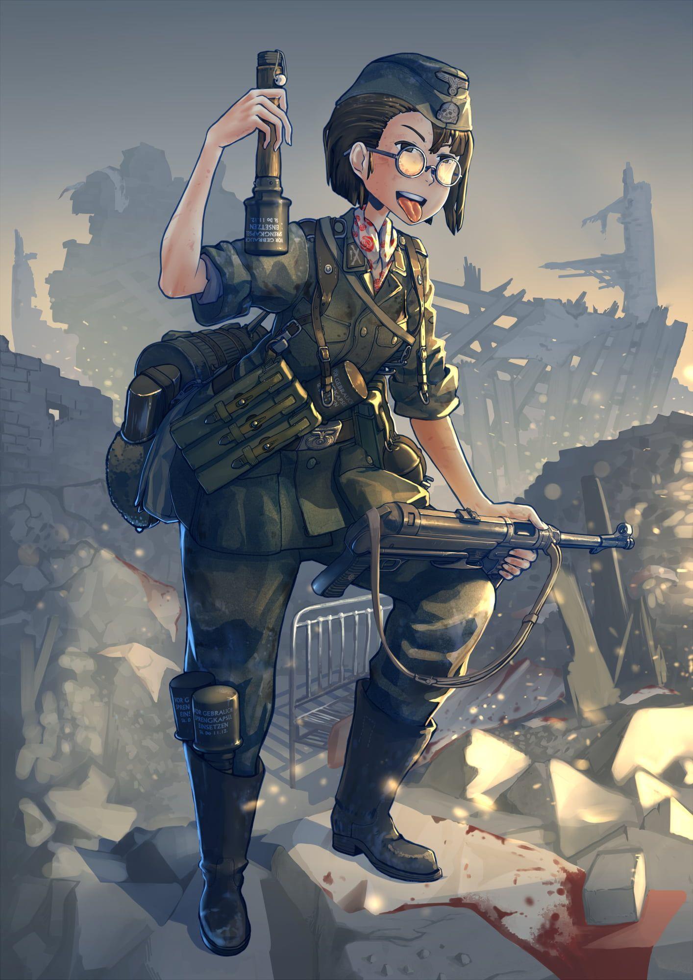 1414x2000 Soldier Women Wallpaper