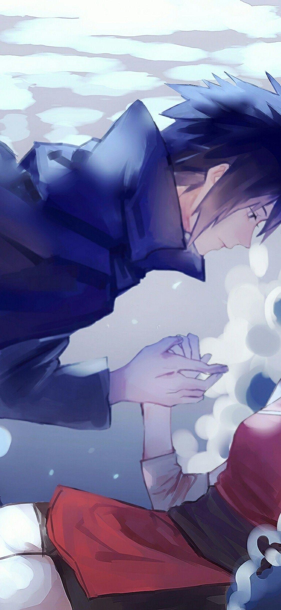 1125x2436 Sakura And Sasuke Wallpaper