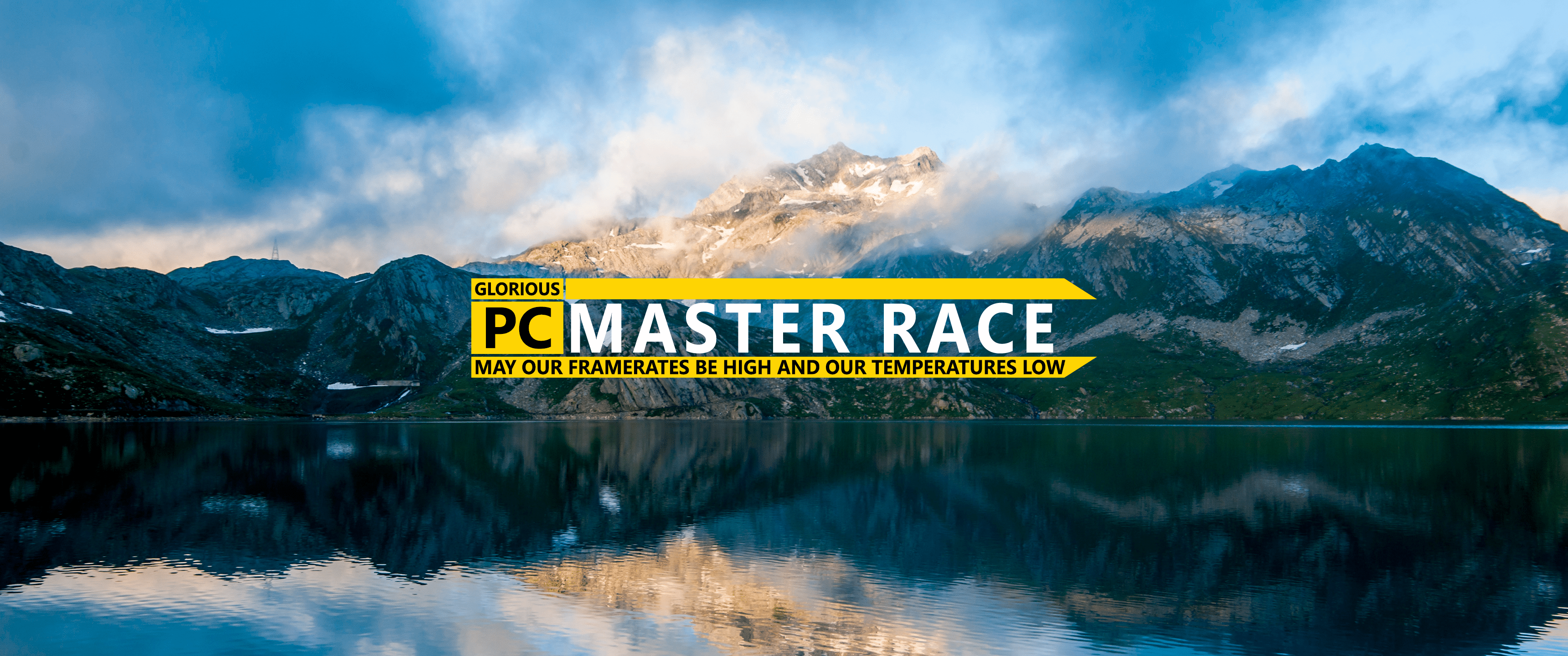 3440x1440 Made an ultrawide PCMR wallpaper