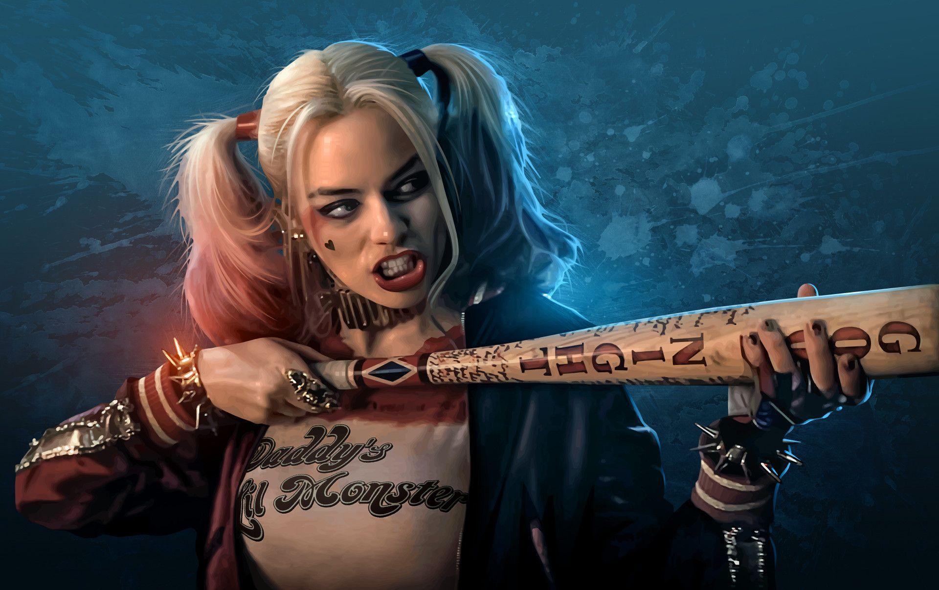 1920x1206 Crazy awesome Harley Quinn fan art image you should check out