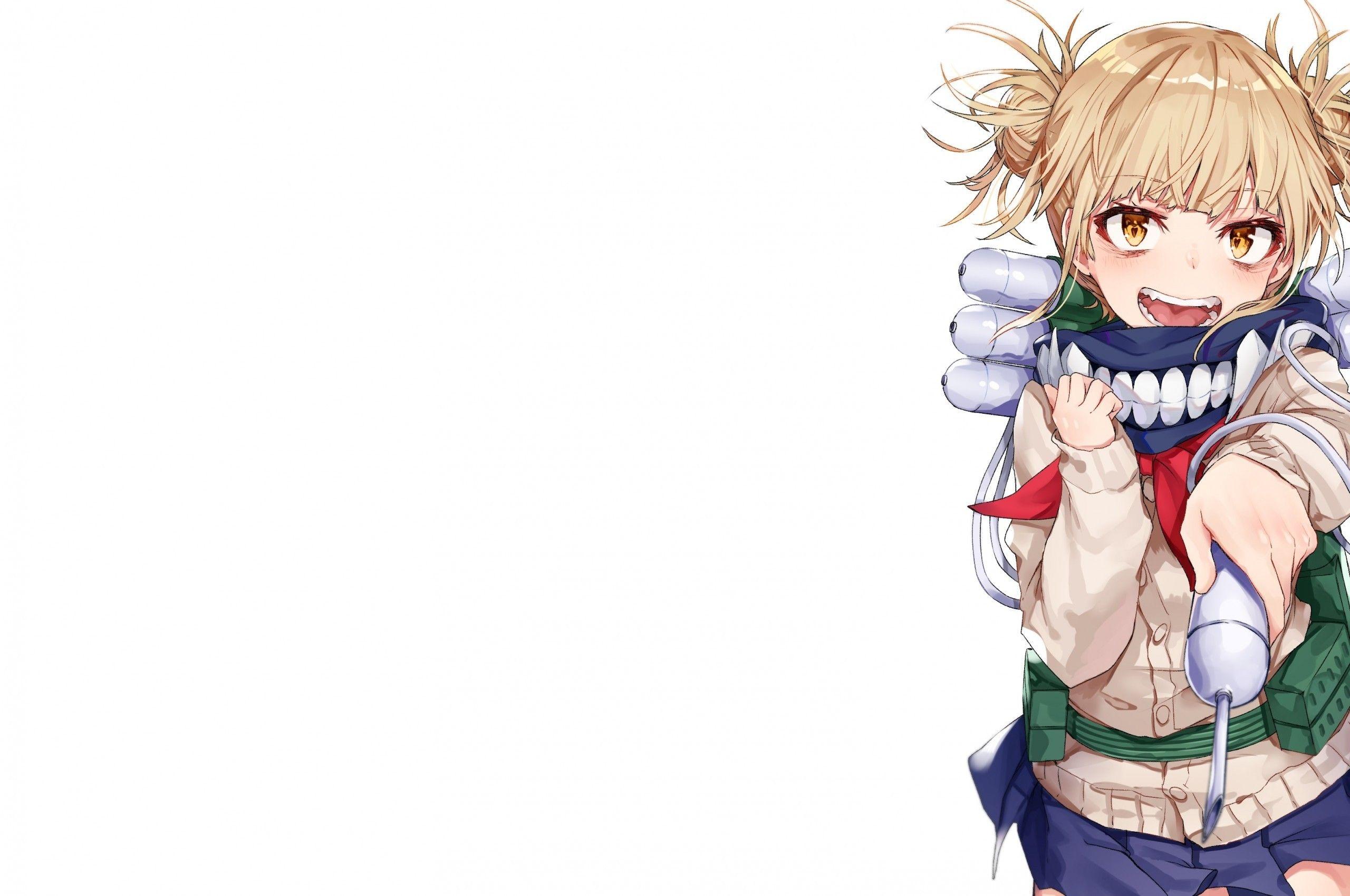 2560x1700 Download 2560x1700 Toga Himiko, Boku No Hero Academia, Blonde, Scarf, Smiling Wallpaper for Chromebook Pixel