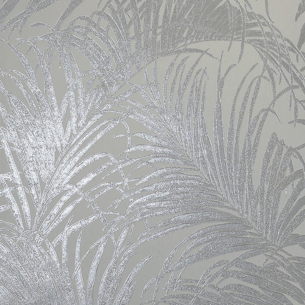 1000x1000 Arthouse Palm Pattern Metallic Shimmer Foil Leaf Effect Luxury Wallpaper 903200