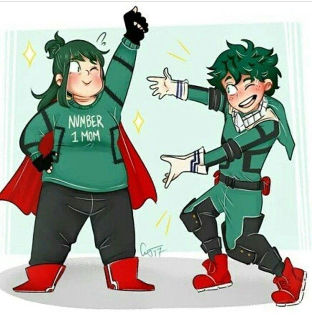 1200x1213 Inko Midoriya comp. My hero, Hero, Boku no hero academia
