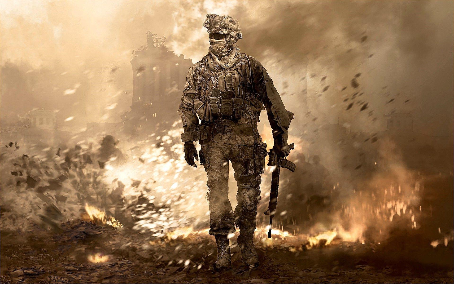 1920x1200 call of duty modern warfare 2 video games soldier war wallpaper