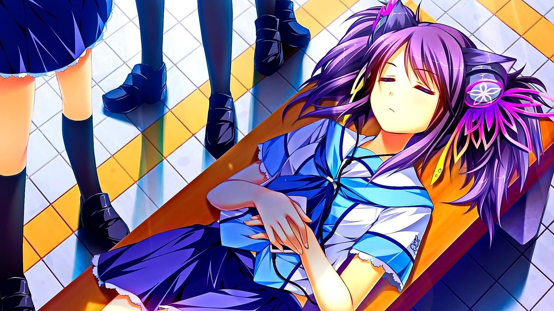 1920x1080 School anime girl wallpaper 1920x1080 Full HD (1080p) desktop background
