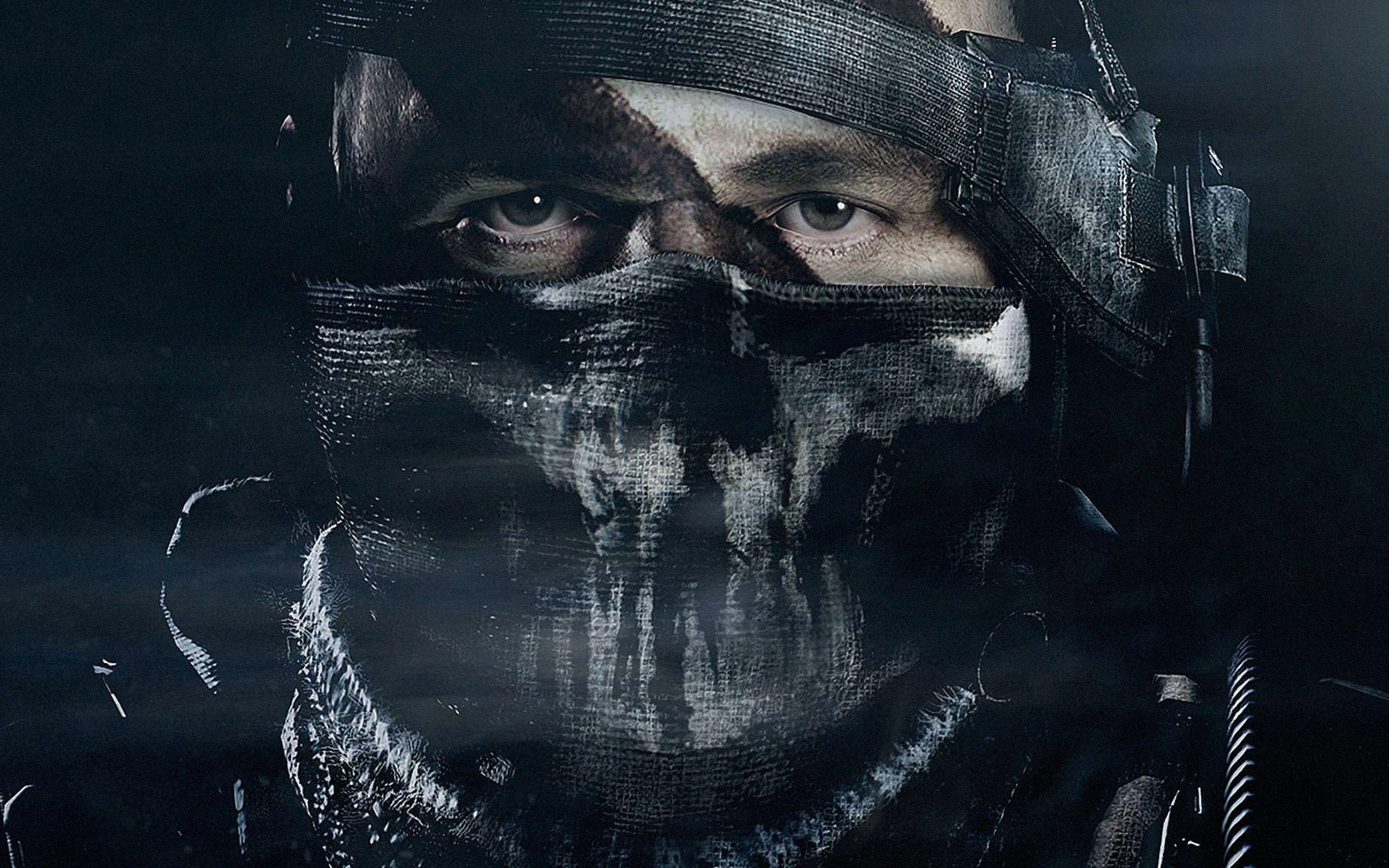 3840x2400 Call Of Duty Ghosts Game Soldier Mask Activision Wallpaper